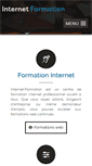 Mobile Screenshot of internet-formation.fr