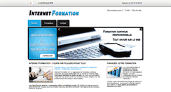Desktop Screenshot of particuliers.internet-formation.fr
